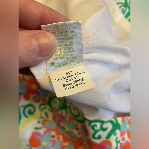 Lilly Pulitzer Isabel halter dress Resort White Mariposa print - Picture 12 of 12